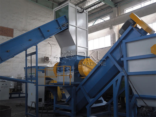 LDPE Plastic Recycling Lines Film Washing Machine 300kg