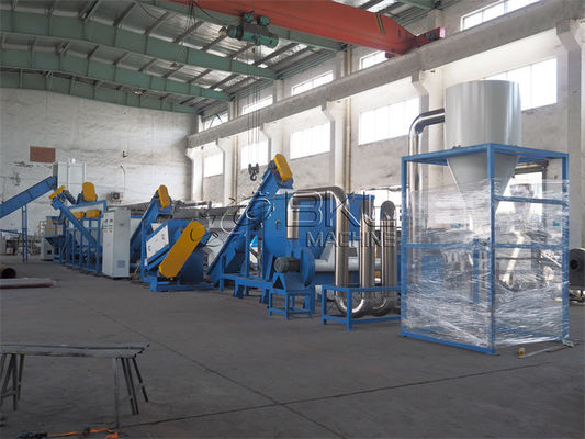 Plastic Scrap Pp Pe Film Washing System 500kg/H - 600kg/H