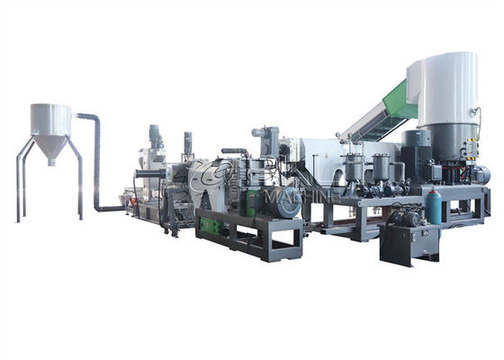 PE Bag Plastic Recycling Machine Granulating Line 500 Kg / H