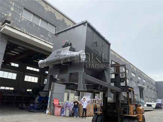 Horizontal Centrifugal Dryer For Plastic 75KW Dewatering