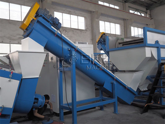 LDPE Plastic Recycling Lines Film Washing Machine 300kg