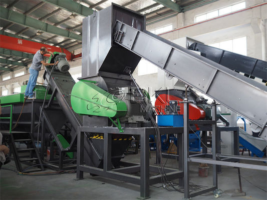 500kg/H Waste Plastic PE PP Film And Bags Washing  Recycling Machine Plant