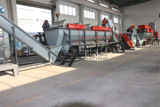 HDPE のフィルム袋のプラスチック リサイクル装置の粉砕の洗浄の乾燥